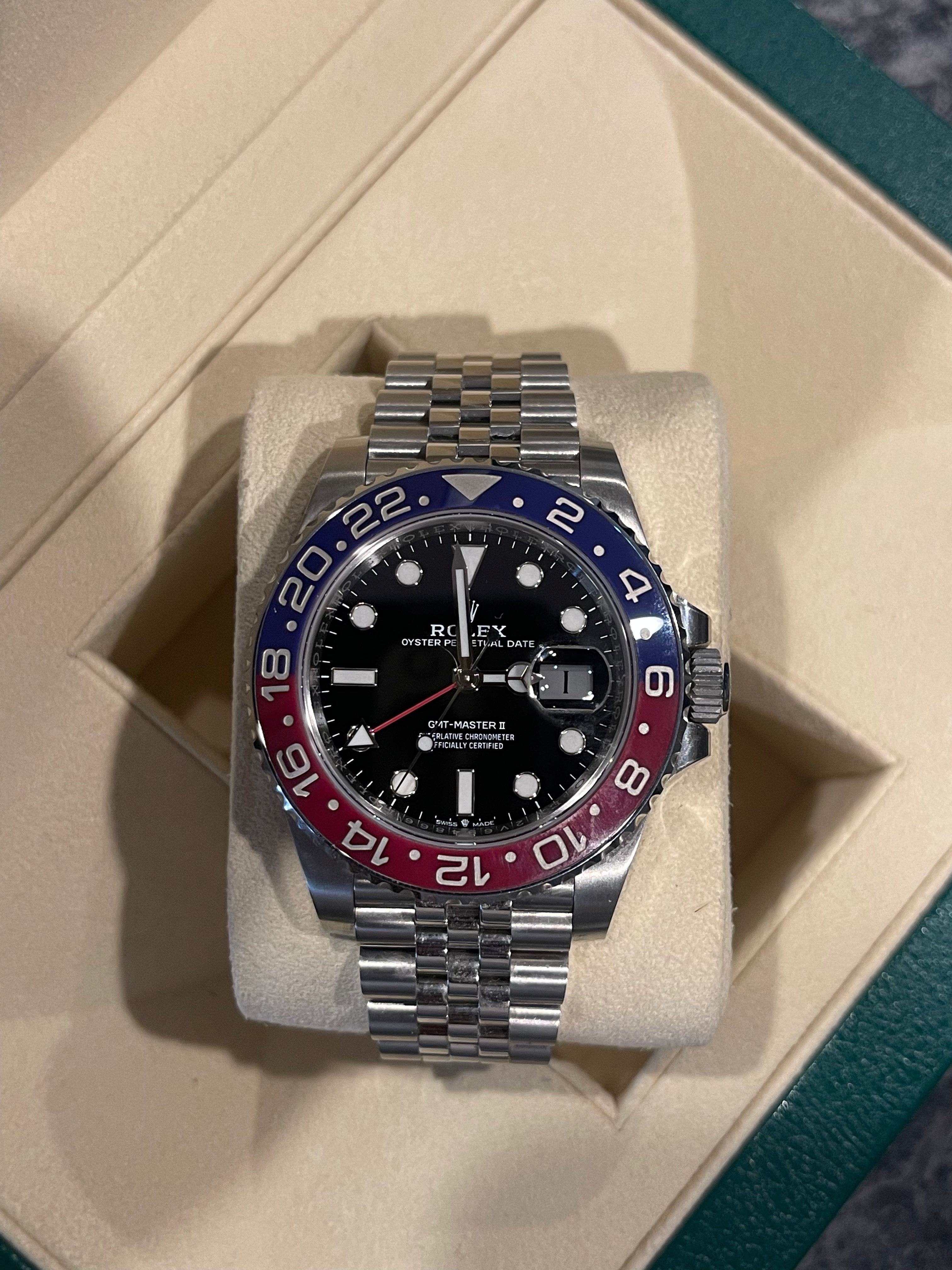 2024 Rolex GMT Master II "Pepsi" Jubilee Reference 126710BLRO
