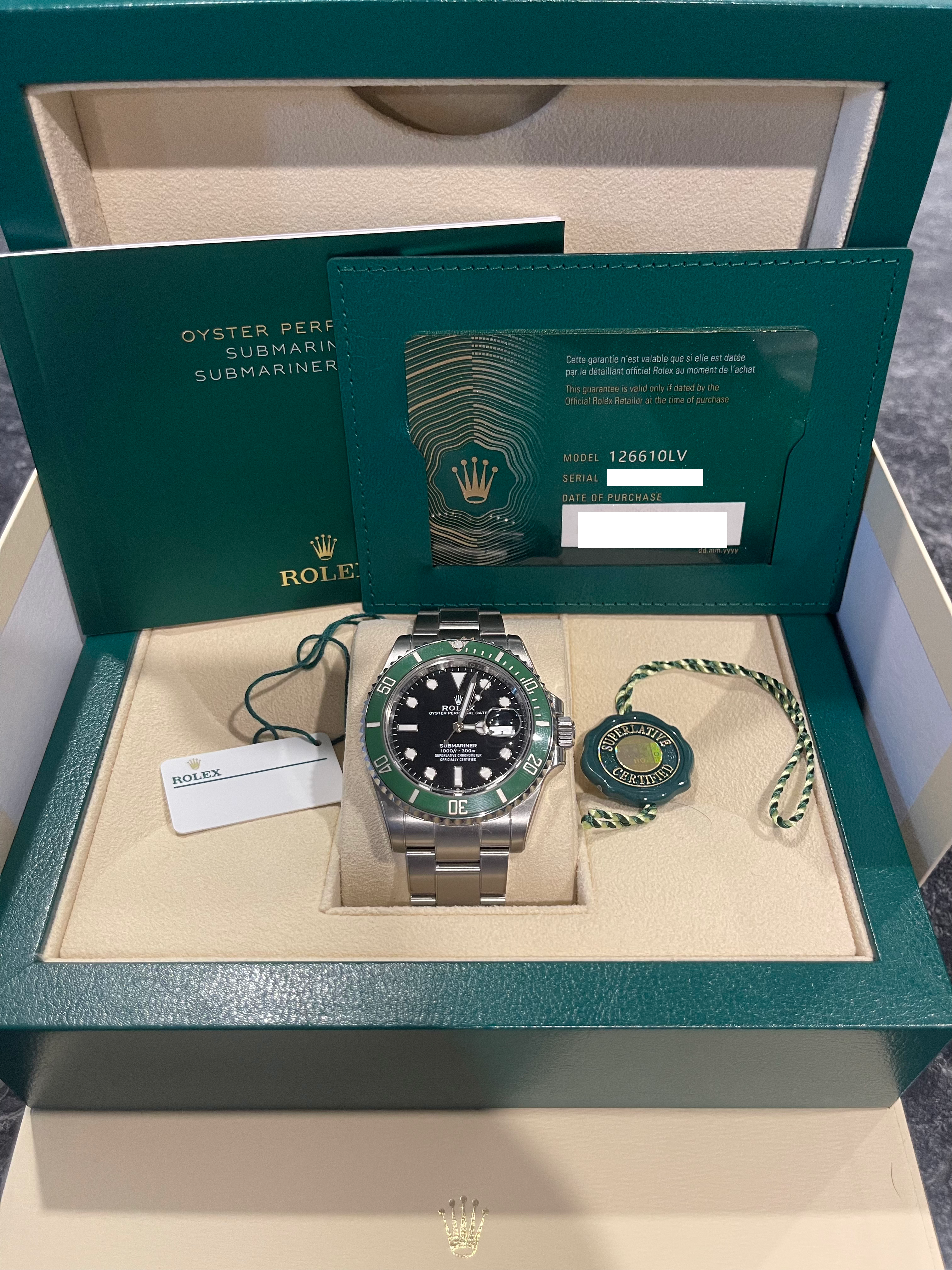 2023 Rolex Submariner Date 41mm "Starbucks" Reference 126610LV